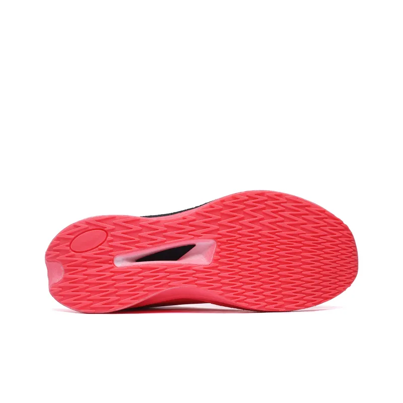 BTE Cushioning Anti Slip Wear Resistant Breathability Low Top Casual Running Shoes Unisex National Red-4