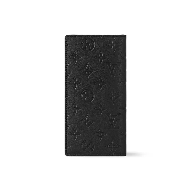 LOUIS VUITTON Brazza Wallet Monogram Shadow Black-2