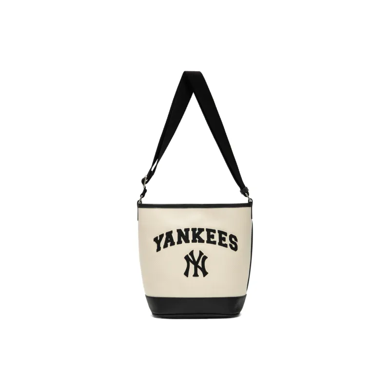 MLB Cotton Bucket Bags Crossbody Bag Shoulder Bag Unisex Black/White-0