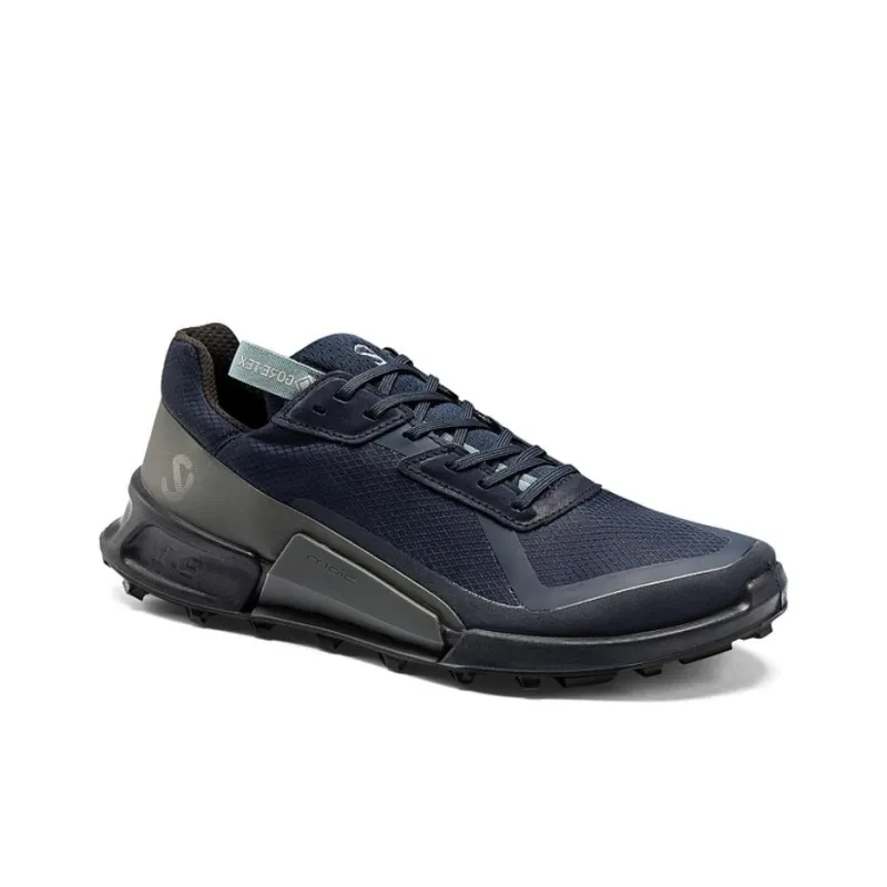Ecco BIOM 2.1 X COUNTRY Cushioned Slip-Resistant Low-Top Trail Running Running Shoes Men's Blue-3