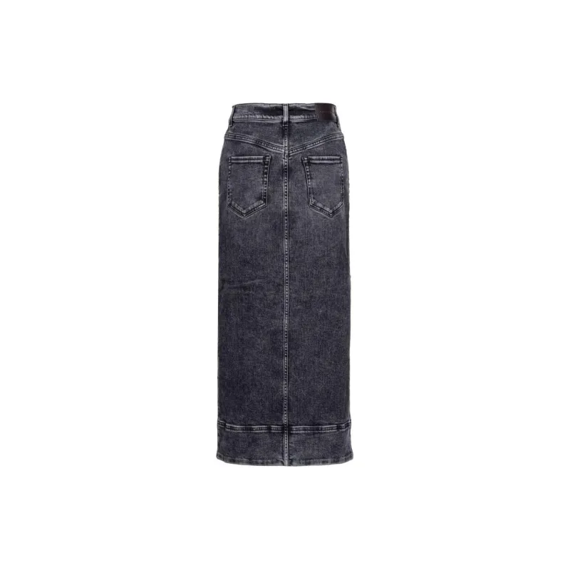 PINKO Denim Maxi Skirt-1