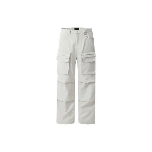 BABUGGE Casual Pants Unisex White