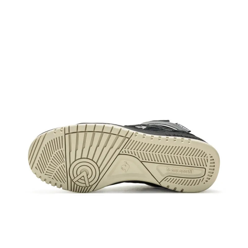 Le Coq Sportif Casual Shoes Unisex Black Gray Color-5