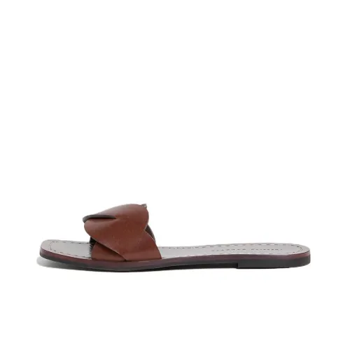 Loeffler Randall Slide Slippers Women's Brown