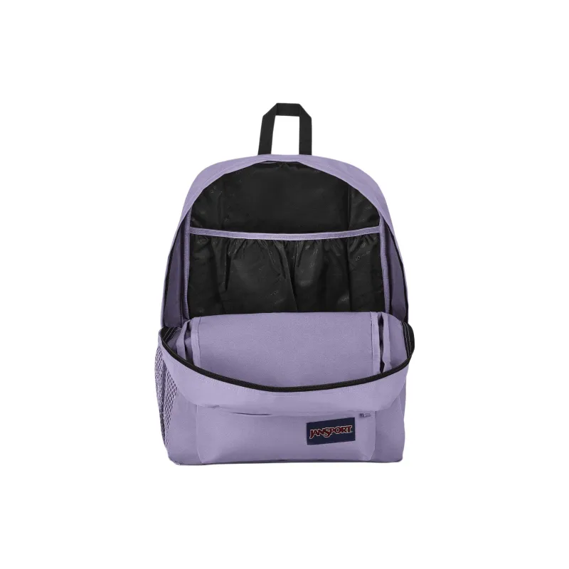 JanSport Recycled Polyester Backpack Unisex Light Purple-5
