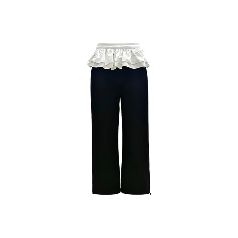 FHMY Casual Pants Women's Black-1