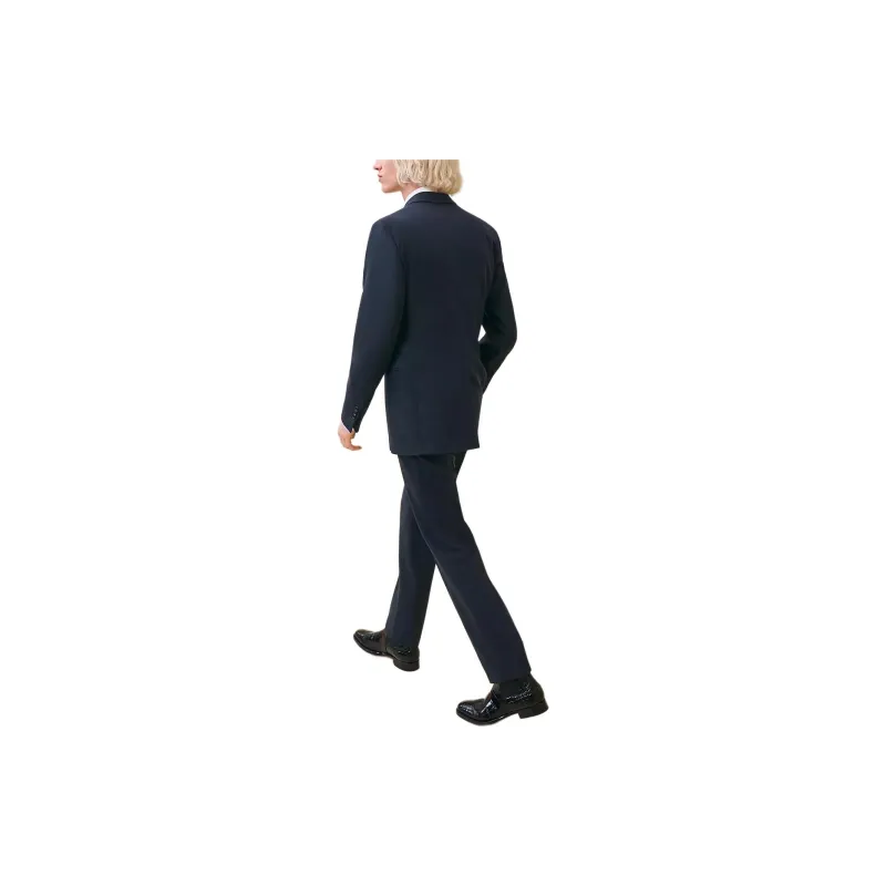 HERMES FW24 Business Suits Men's Marine Blue-1