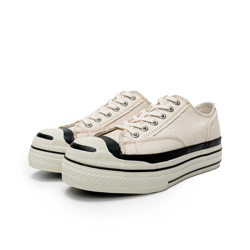 TC Tcmade 016b Low-Top Canvas Shoes Unisex White-1