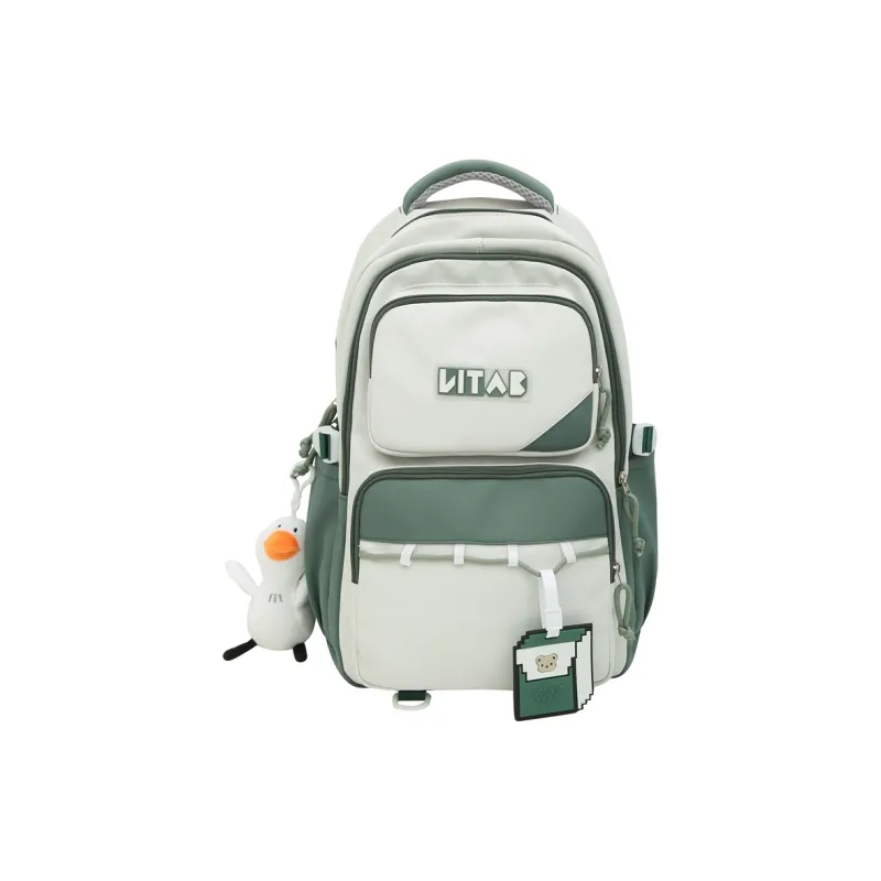 Travel Nylon Backpack Regular Women's Black/Orange/Red/Khaki/Green-15