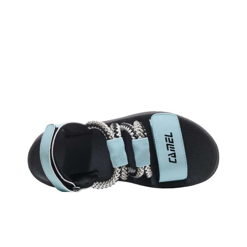 CAMEL Beach Sandals Women's Milk White/Land Red/Black/Lilac Gray/Shy Blue/Velvet Pink-3