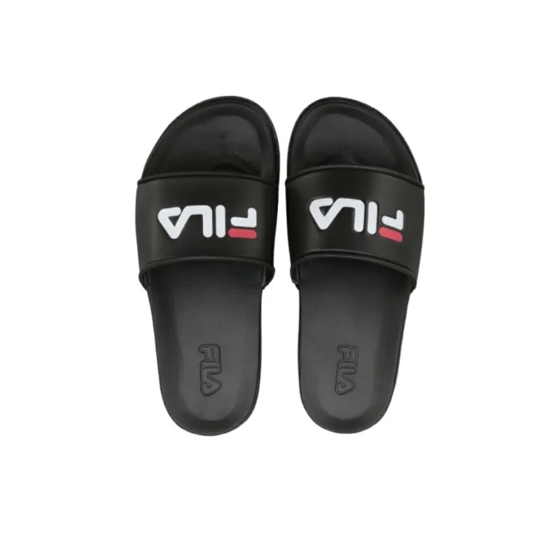 FILA Slip Resistant Odor Resistant Slide Slippers Unisex Black-2