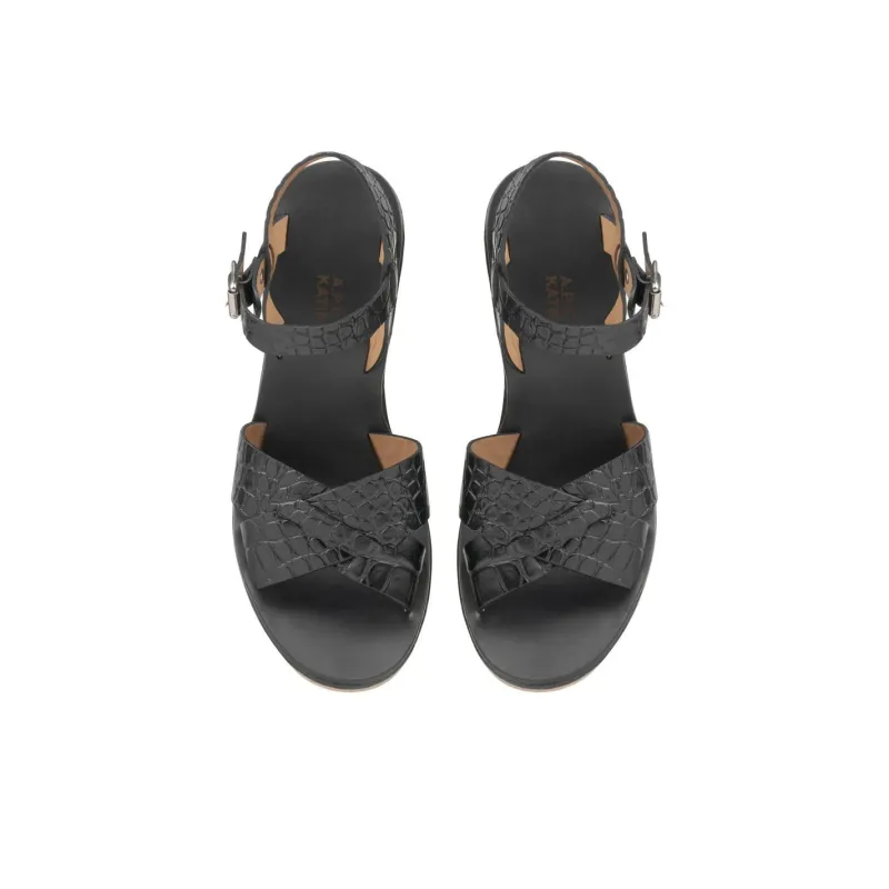 A.P.C Juliette Strap Sandals Women's Black-3