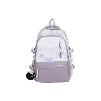 KAKAXI Nylon Backpack Women's Black/Purple/Green/Blue/Pink/Coffee