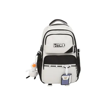 Travel Nylon Backpack Regular Women's Black/Orange/Red/Khaki/Green