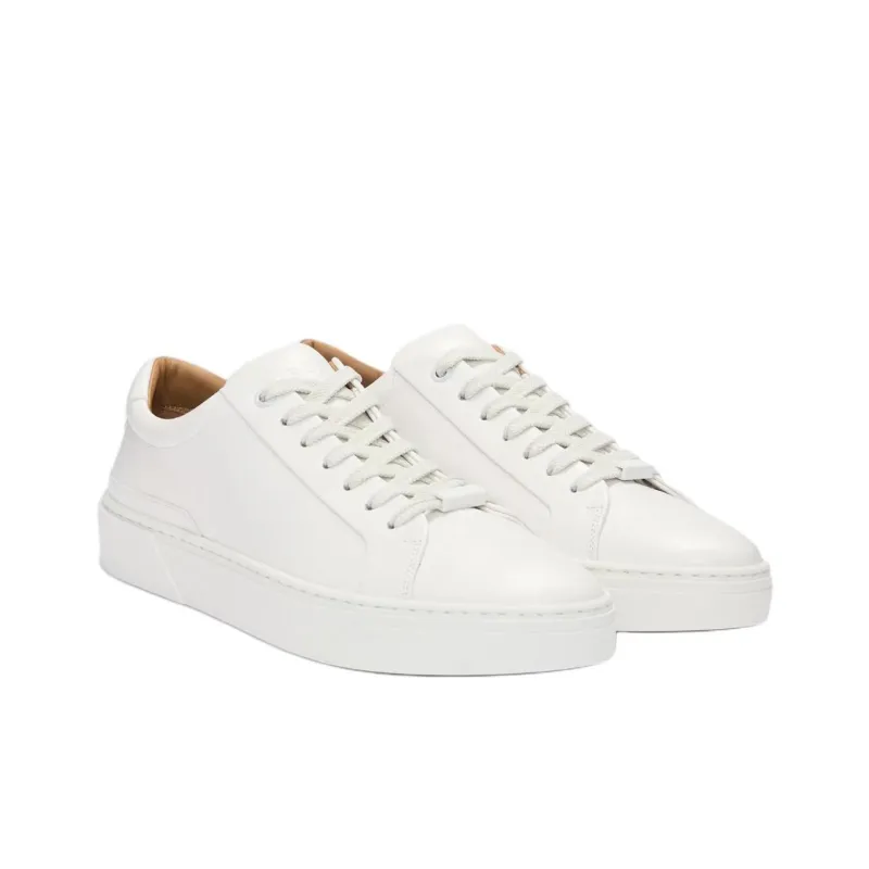 HUGO BOSS Low Top Skateboard Shoes Men's White-2