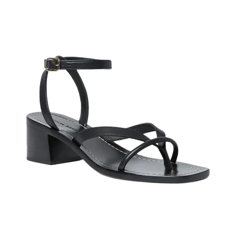 Loeffler Randall Eloise Strap Sandals 5cm Women's Black-2