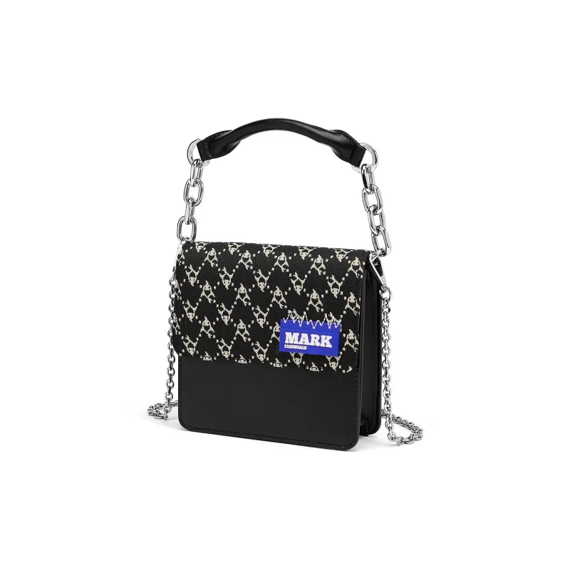 FAIRWHALE Fabric One Shoulder Handbags Large Size Women's Black-1
