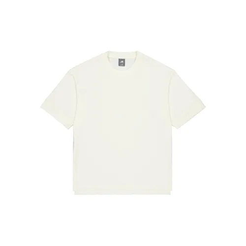 New Balance T-Shirts Unisex Ivory White