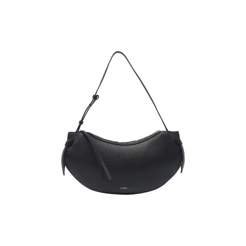 YUZEFI Large Fortune Cookie Zipped Shoulder Bag
