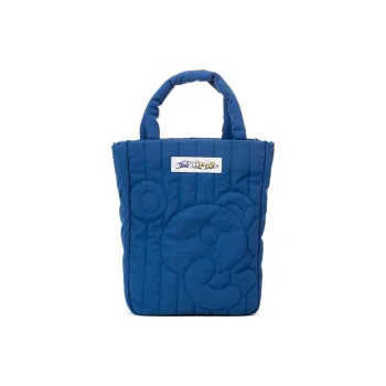 LINE FRIENDS Polyester Tote Bag, Shopping Bag, Shoulder Bag, Crossbody Bag, Handbag Unisex Blue