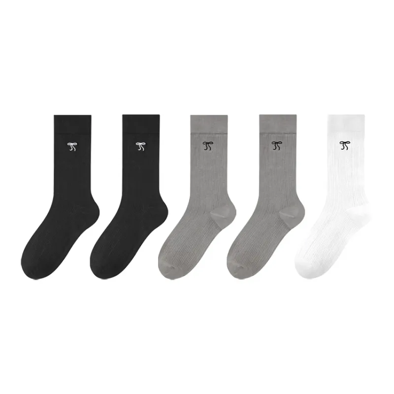 MIIOW Knee High Socks Women's 5 Pack-10
