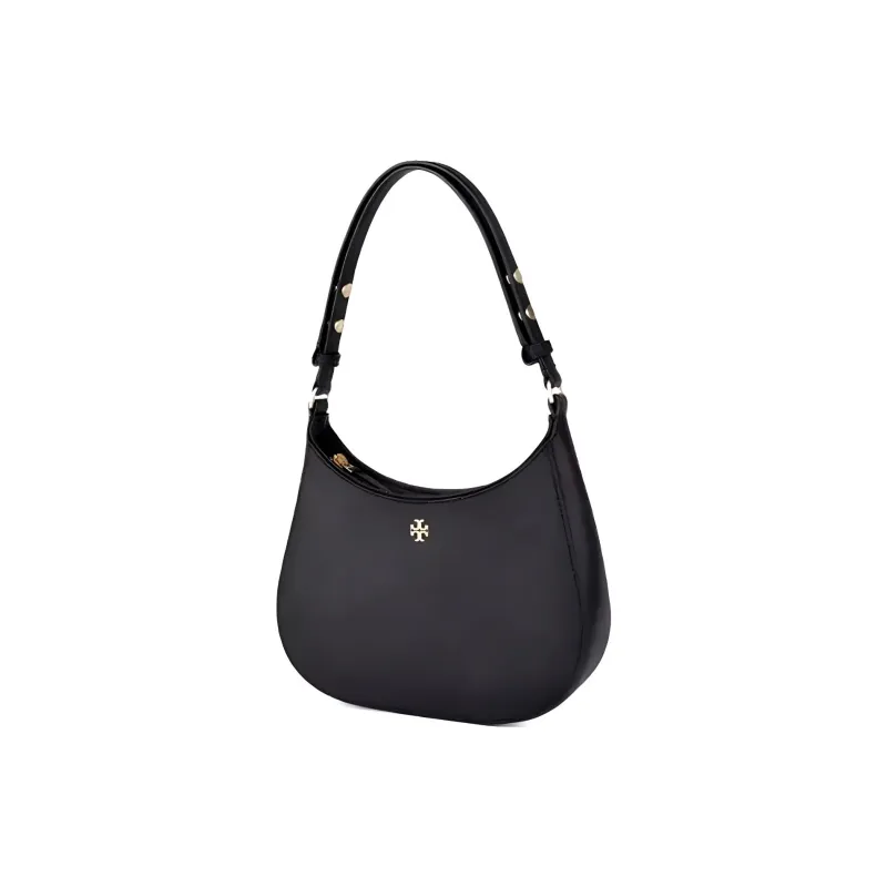 TORY BURCH Emerson Leather Crescent Moon Bag Shoulder Bag Handbag Shoulder Bag Women's Black-1
