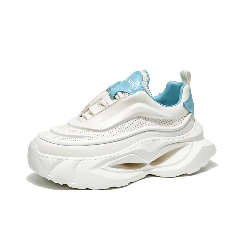 MOERBAI Slip-Resistant Breathable Height Increasing Low-Top Casual Shoes Men's-6