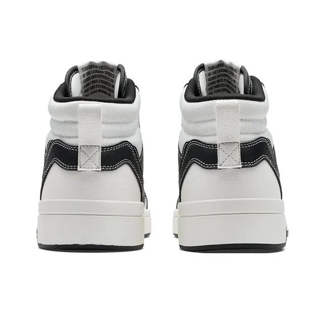 XTEP MAXX LITE Lightweight High Top Skateboard Shoes Men's Canvas White/Black-3