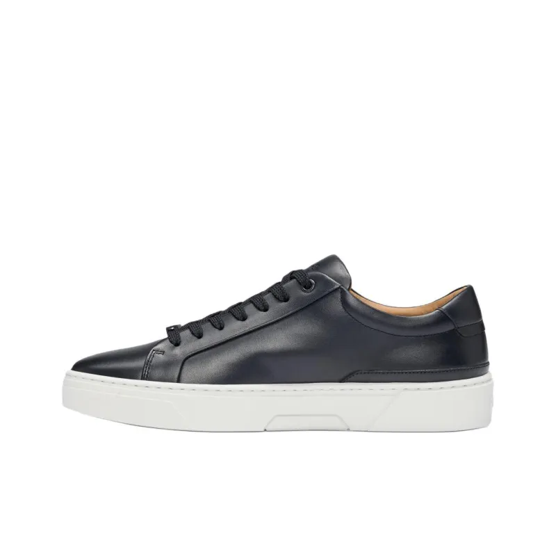 HUGO BOSS Low Top Skateboard Shoes Men's Black-0