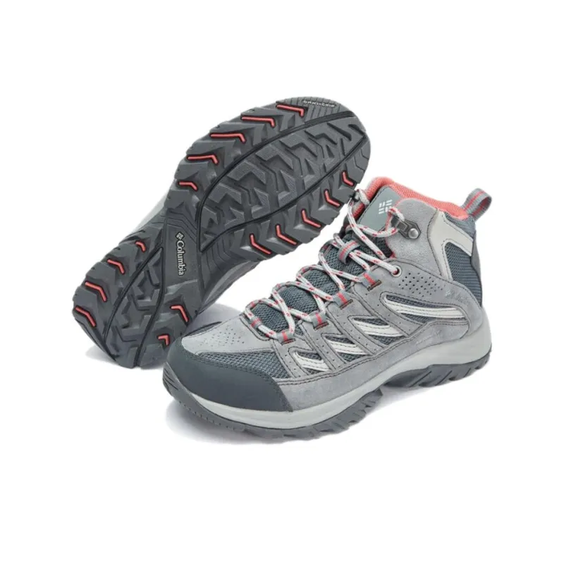 Columbia Crestwood Waterproof And Breathable Mid Top Hiking Shoes Women's Gray-3