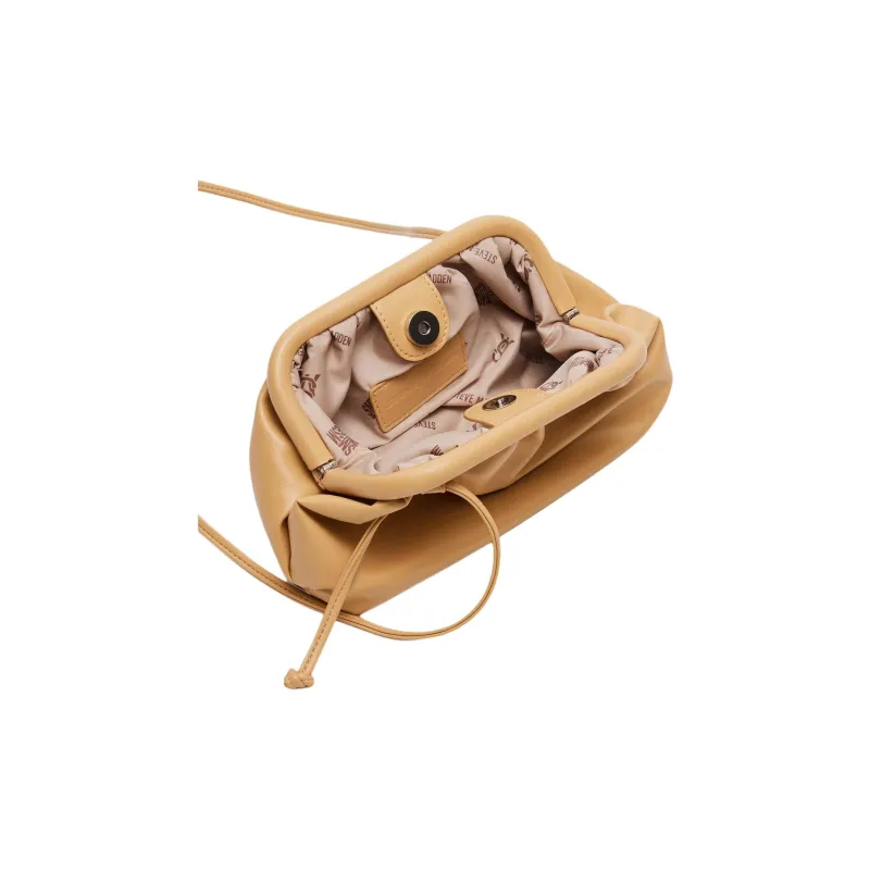 STEVE MADDEN Synthetic Material Clutch Regular Women's Cream-3