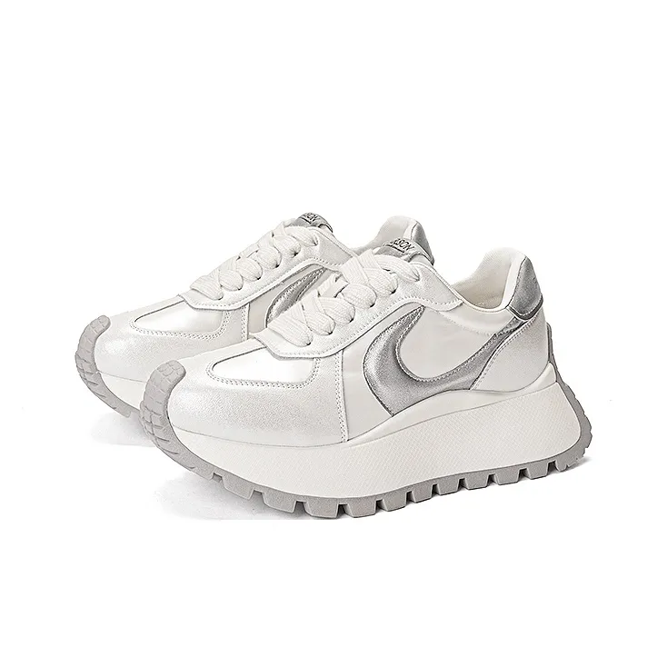 HARSON Anti Slip And Wear Resistant Height Increasing Low Top Casual Shoes Women's-2