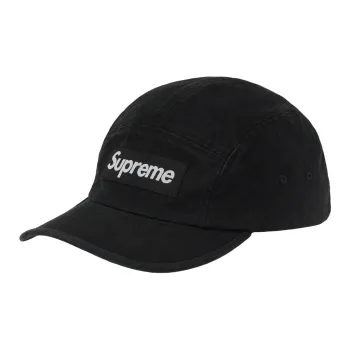 Supreme Cotton Canvas Baseball Caps Unisex Black