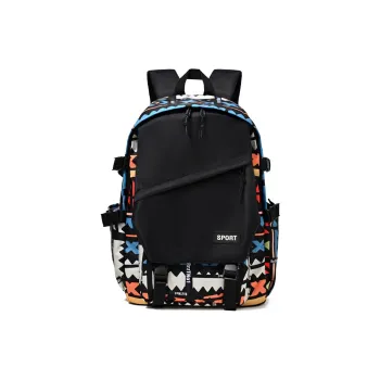 Kaka Tree Oxford Backpack Travel Bag Electric Backpack Regular Unisex Multicolor