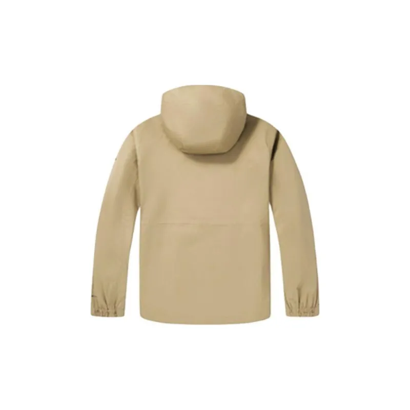 Columbia Hiking Waterproof And Windproof Windbreaker Jacket Women's Light Brown-1