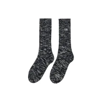 AMIPARIS Mid Calf Socks Men's 1 Pack Black