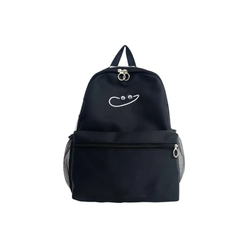 KAKAXI Composite Cloth Backpack Unisex Black/White/Pink/Blue/Purple-0