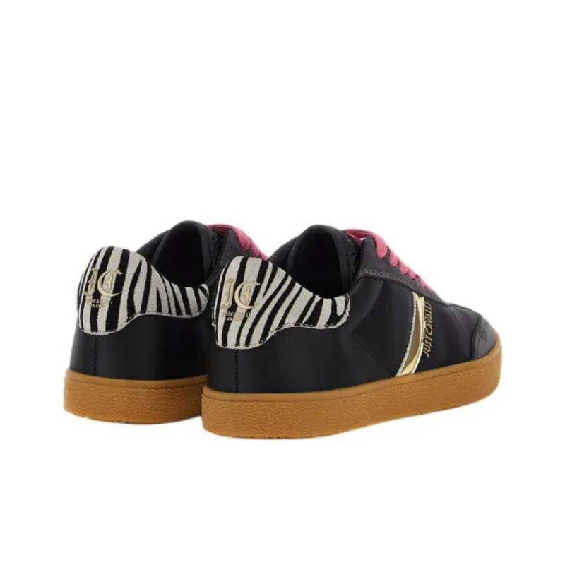Just Cavalli Low-Top Skateboard Shoes Women's Black-2