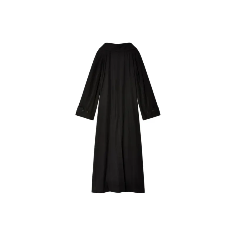 Balenciaga Collared Long Coat-1