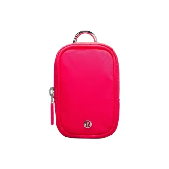 Lululemon Polyester, Nylon Key Pouch Regular Women's Glaze Pink Red