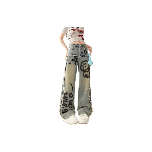 ASW ONLINE Jeans Unisex Graffiti