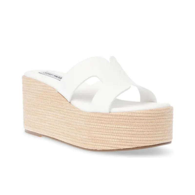 STEVE MADDEN Rubber Sole Odor-Resistant Slide Slippers Women's-6