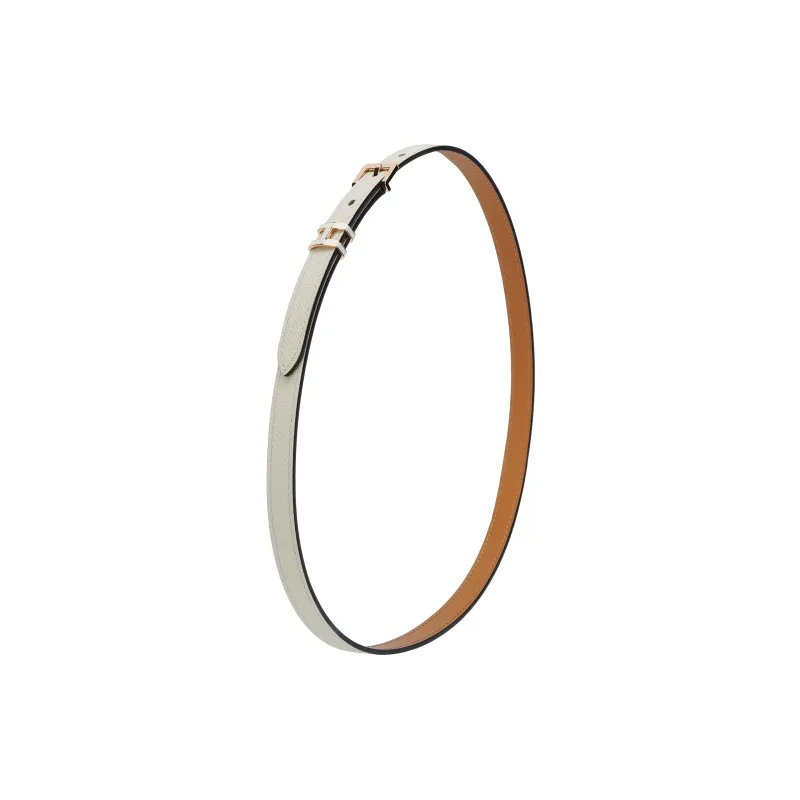 HERMES POP H Collection Leather Belts Women's Milk White Box-3