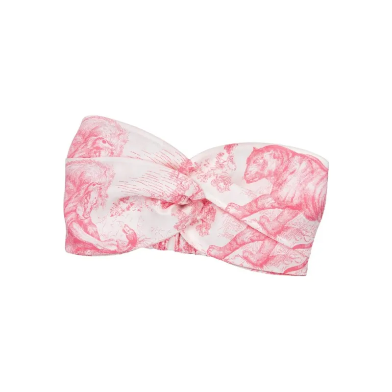 DIOR Silk Hair Bands Unisex Pink-1