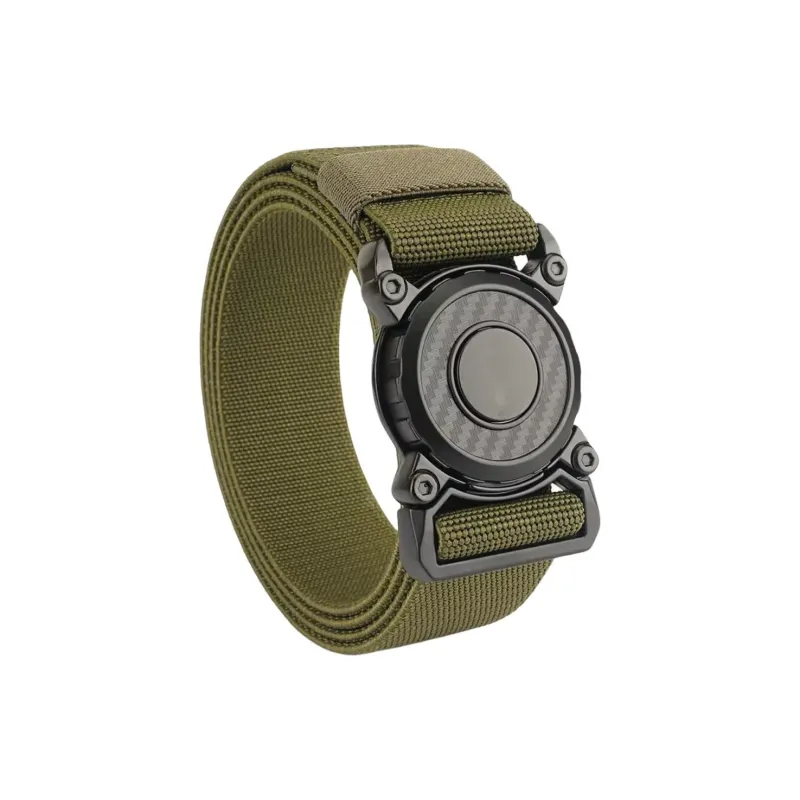 Mulinsen Outdoor Quick Release Buckle Strap Thickened With Tactical Training Band Stretch Belt Unisex 3.8CM-2