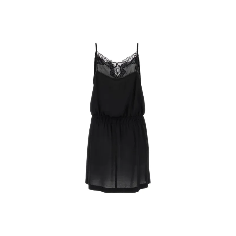 Balenciaga Lace Trimmed Mini Dress-1