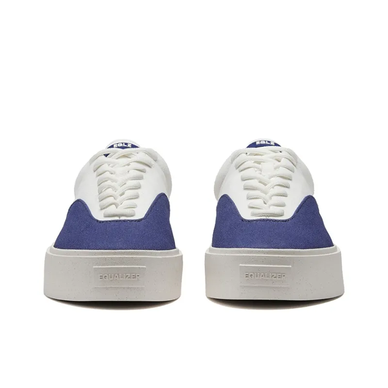 EQLZ EQUALIZER Fault 22LO Wear Resistant Low Top Skateboard Shoes Unisex Aurora White Air Force Blue-4