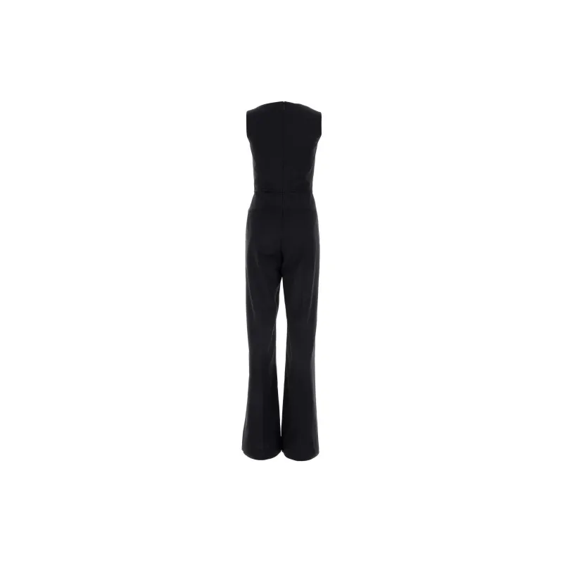 Valentino VLogo Plaque Sleeveless Jumpsuit-1