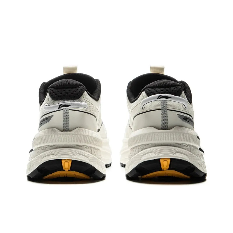 LiNing CF Su Xingchuan Cushioned Wear Resistant Supportive Reflective Low Top Outdoor Trekking Shoes Unisex Ivory-5