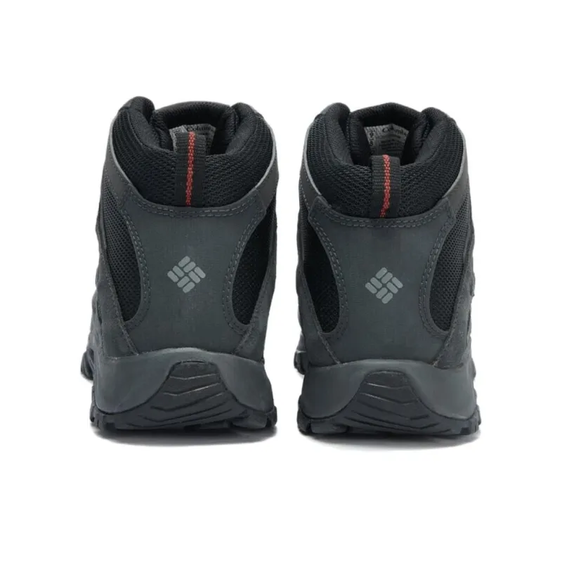 Columbia Crestwood Anti Slip Wear Resistant Mid Top Hiking Shoes Men's Black-2